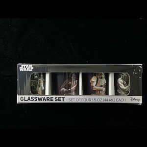 Star Wars Glassware set of 4 shot glasses